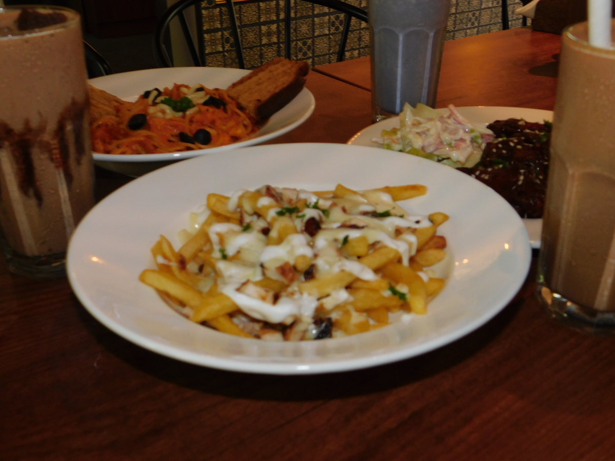 Loaded fries served by Fi’s Fabulous Foods