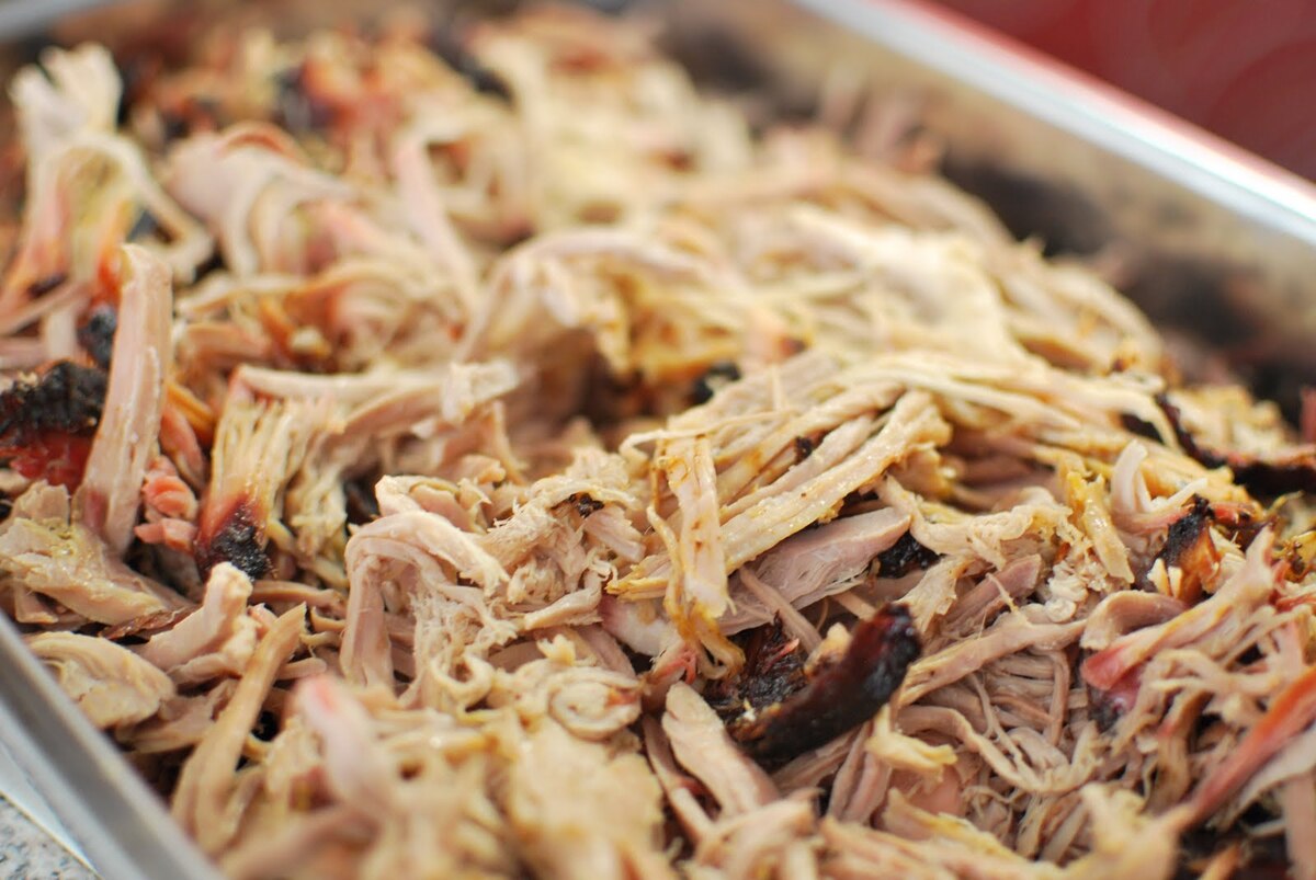 Pulled pork catering tray
